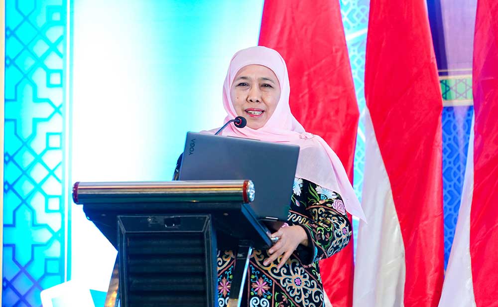 Khofifah Dorong Lulusan Pesantren Terapkan Siklus 3E agar jadi Pembelajar&nbsp;Sejati